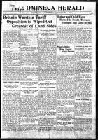 Omineca Herald, October, 27, 1931