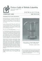 1990 Feb Newsletter - Potters Guild of British Columbia