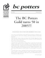 Newsletters - Potters Guild of British Columbia 2004 Jun