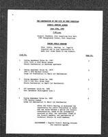 1992-06-15 - City of Port Coquitlam Council Meeting - Agenda