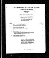 1993-01-18 - City of Port Coquitlam Council Meeting - Agenda and Minutes