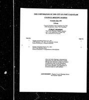 1993-11-22 - City of Port Coquitlam Council Meeting - Agenda