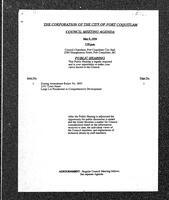   1994-05-09 - City of Port Coquitlam Council Meeting - Agenda   