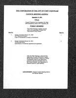   1994-09-12 - City of Port Coquitlam Council Meeting - Agenda   