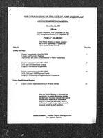   1994-12-12 - City of Port Coquitlam Council Meeting - Agenda   