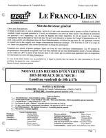 LE FRANCO-LIEN, 2005