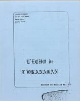 L'ÉCHO DE L'OKANAGAN, 1980