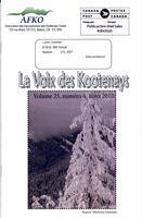 LA VOIX DES KOOTENAYS, 2010