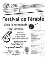 L'ANSE-AU-SABLE, 2003