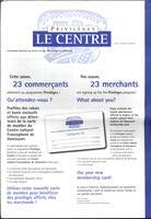 BULLETIN LE CENTRE, 1998