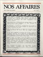 NOS AFFAIRES, 1988