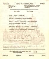 NOTRE-DAME DE LOURDES, 1977