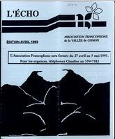 L'ÉCHO, 1993