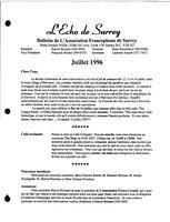   L'ÉCHO DE SURREY, 1996   