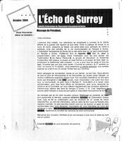   L'ÉCHO DE SURREY, 2004   