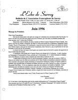   L'ÉCHO DE SURREY, 1996   