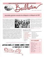 TRANSITION BULLETIN D'INFORMATION, 1999