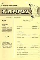 L'APPEL, LE MAGAZINE FRANCO-COLOMBIEN, 1967
