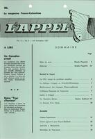 L'APPEL, LE MAGAZINE FRANCO-COLOMBIEN, 1967