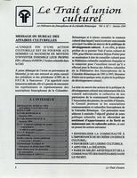 LE TRAIT D'UNION CULTUREL, 1994