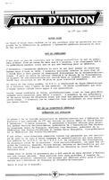 LE TRAIT D'UNION, 1989