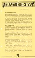 LE TRAIT D'UNION, 1984