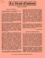 LE TRAIT D'UNION, 190