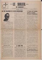 Le Soleil de Vancouver, June 6, 1969