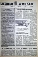 The Western Canadian Lumber Worker, Vol. XXXVI, No. 3, 1st Issue Feb. 1968