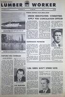 The Western Canadian Lumber Worker, Vol. XXXVI, No. 12, 2nd Issue Jun. 1967