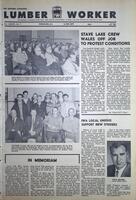 The Western Canadian Lumber Worker, Vol. XXXVI, No. 7, 1st Issue Apr. 1967