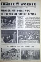 The Western Canadian Lumber Worker, Vol. XXXIII, No. 9, 1st Issue May 1966