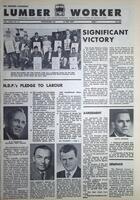 The Western Canadian Lumber Worker, Vol. XXXII, No. 19, 1st Issue Oct. 1965