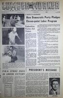 The Western Canadian Lumber Worker, Vol. XXX, No. 17, 1st Issue Sep. 1963