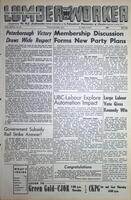 The Western Canadian Lumber Worker, Vol. XXVII, No. 22, 2nd Issue Nov. 1960