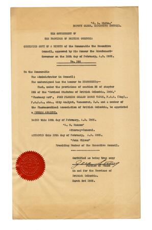 Correspondence [professional and private], accolades and associations, vol. 3