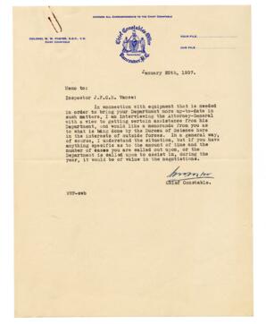 Vance filing - Vance [associations and employment correspondence], vol. 3