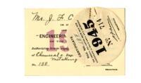 [Receipt ]from The Association of Professional Engineers