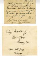 Letter to Detective Sergeant Mackie, New Westminster Police from Vance