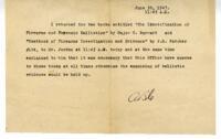 Letters regarding Police Library books