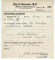 Certificate of City Analyst