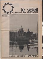 Le Soleil de Vancouver, August 25, 1972
