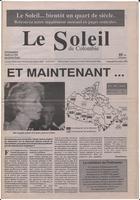 Le Soleil de Colombie, October 30, 1992