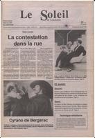 Le Soleil de Colombie, January 25, 1991