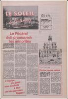 Le Soleil de Colombie, April 13, 1990