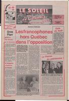 Le Soleil de Colombie, December 2, 1988