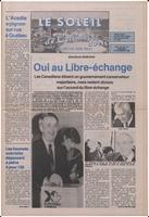Le Soleil de Colombie, November 18, 1988
