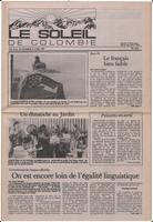 Le Soleil de Colombie, April 18, 1986