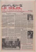 Le Soleil de Colombie, November 29, 1985