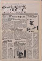 Le Soleil de Colombie, November 9, 1984